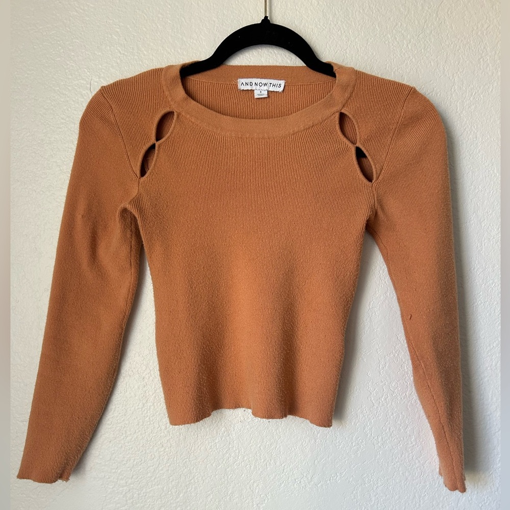 Orange Longsleeve Blouse by And Now This